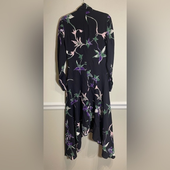 La DoubleJ Martha Dress Orchidee Nero in Sablé Satin MSRP $890 Small - Picture 7 of 10